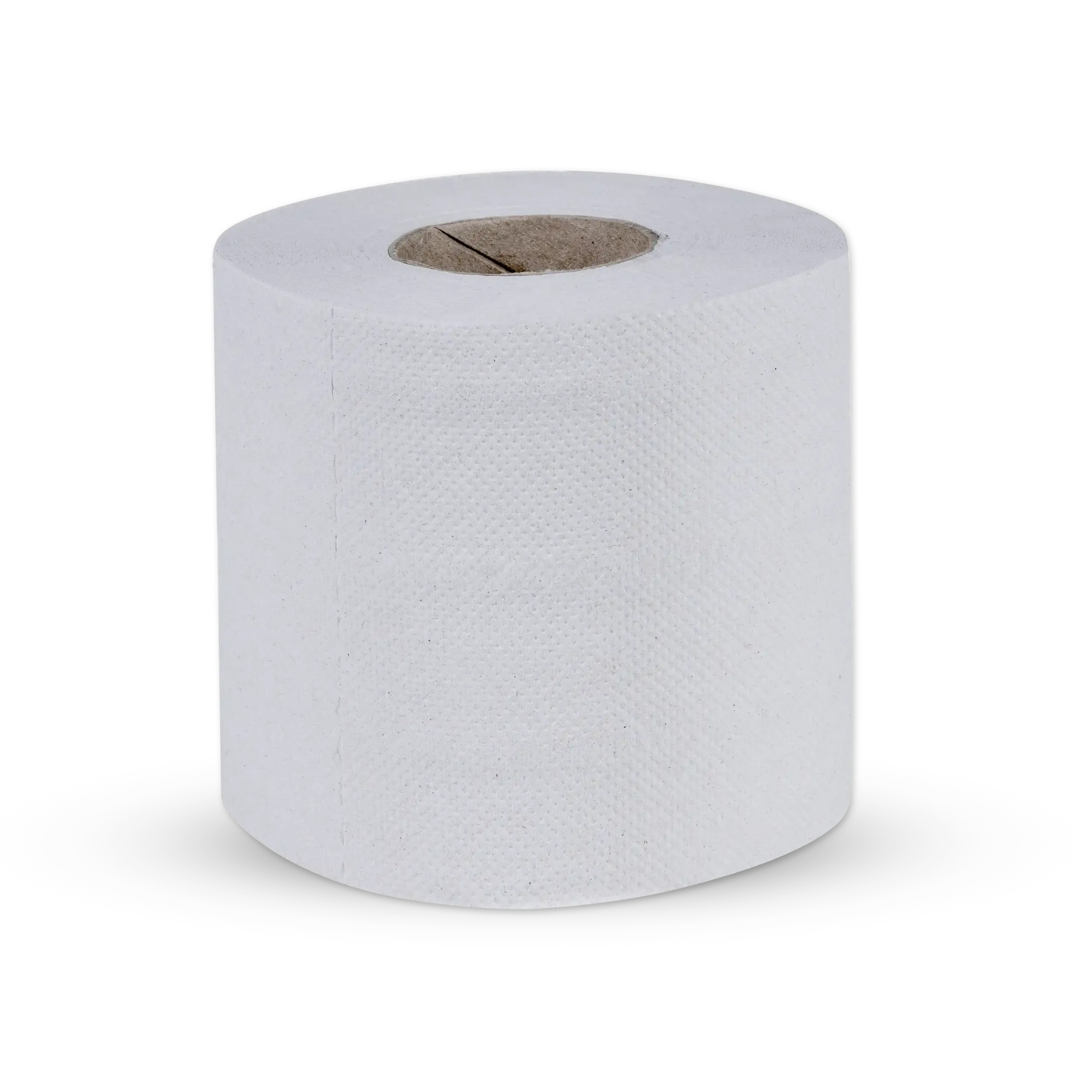 Eine einzelne Toilettenpapierrolle 2-lagig von Klopilot