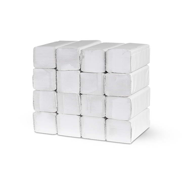 Falthandtücher 2 lagig V-Falz Recycling