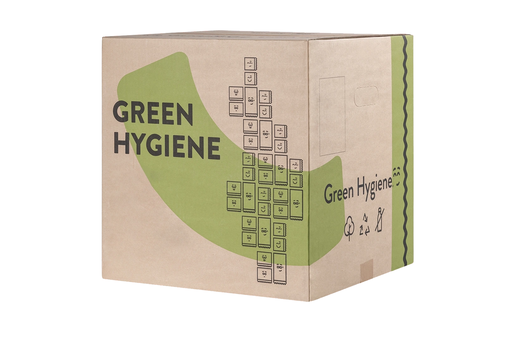 Karton mit Toilettenpapier 3-lagig KORDULA von Green Hygiene im Shop Klopilot