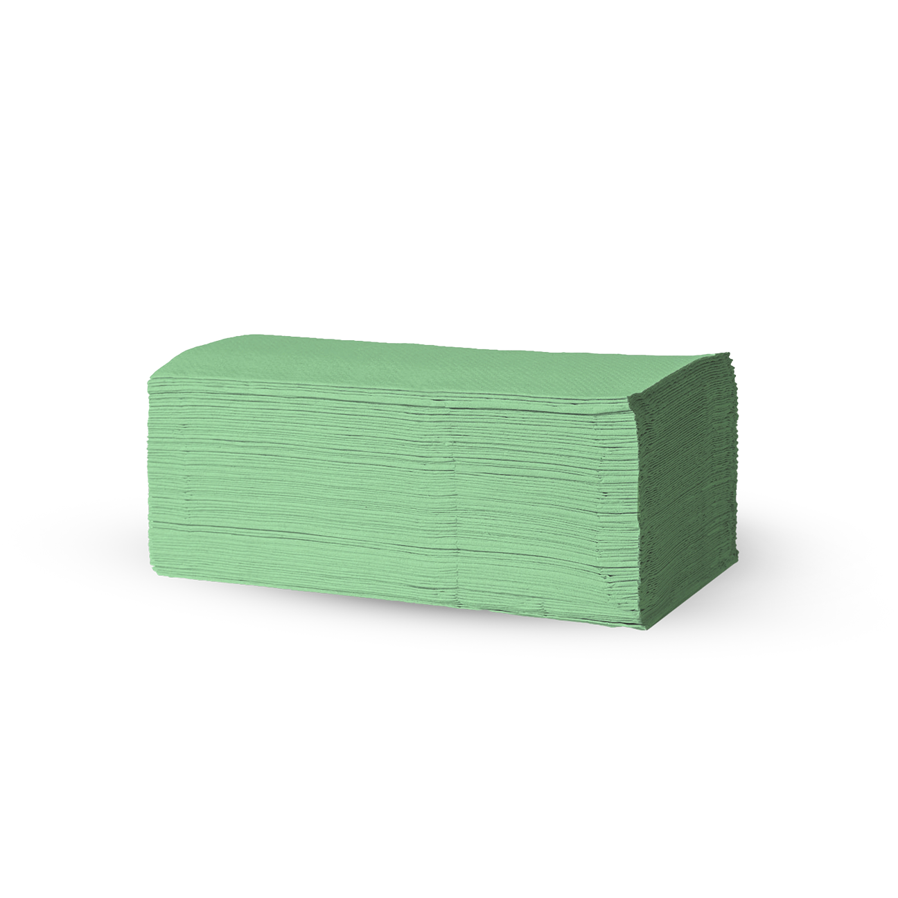 Muster: Falthandtücher 2 lagig V-Falz Grün