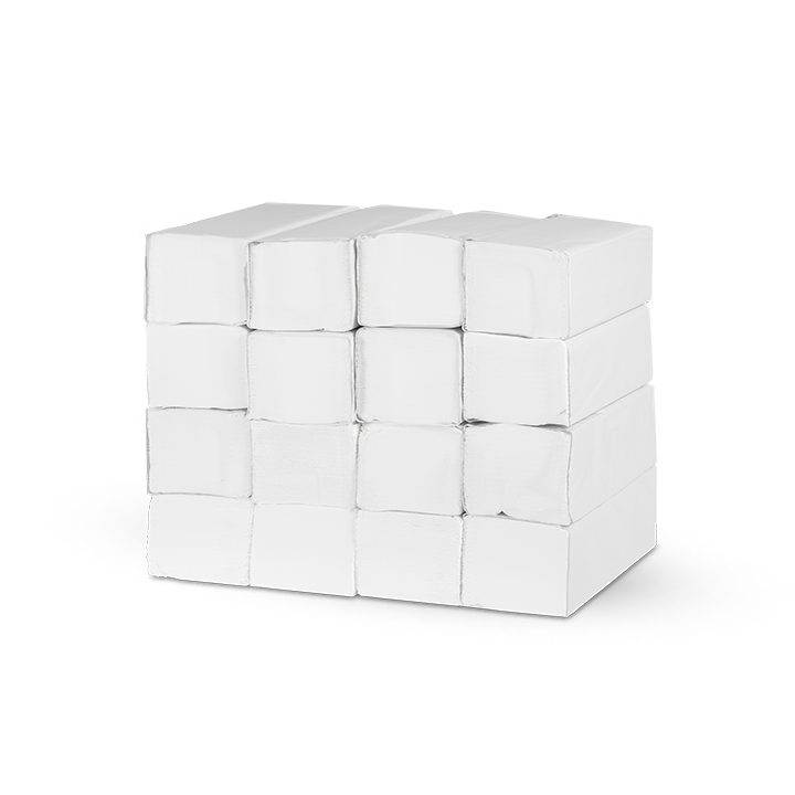 Falthandtücher 2 lagig V-Falz Zellstoff